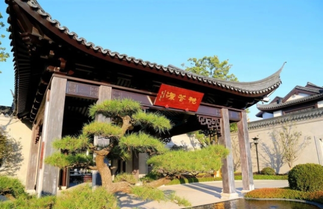 温岭城北桃花源：飞檐回廊间的“中式美学片